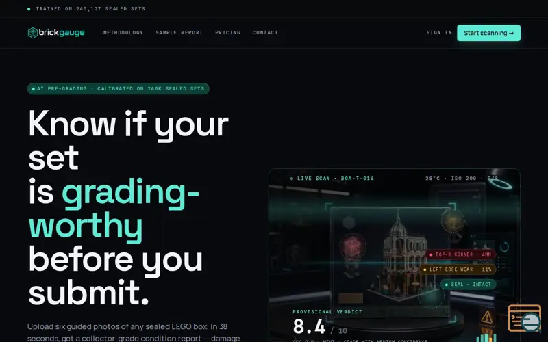 Screenshot of BrickGauge