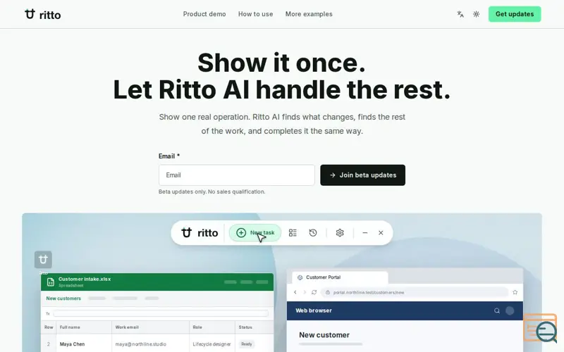 Screenshot of Actus Agent