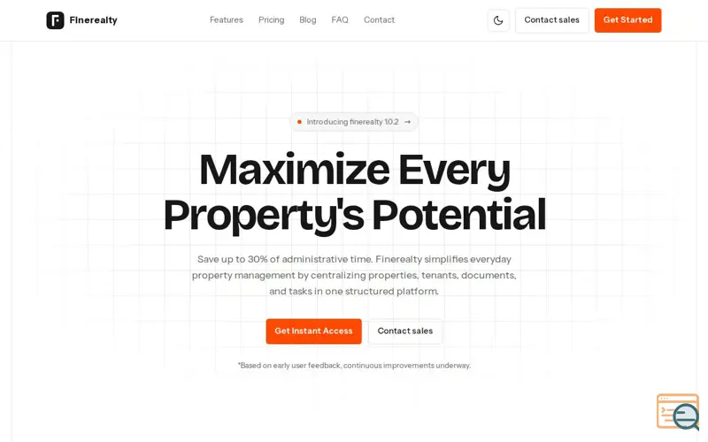 Screenshot of Finerealty