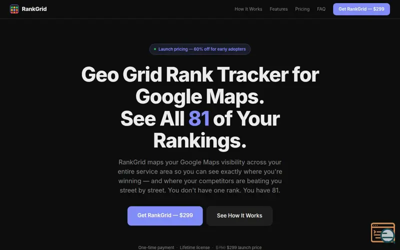 Screenshot of RankGrid.ai