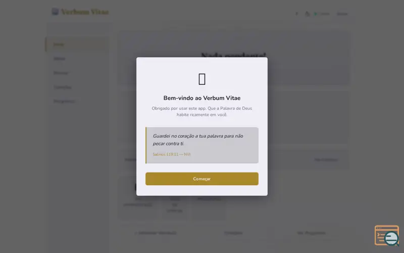 Screenshot of Verbum Vitae