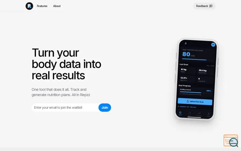 Screenshot of REPZZ