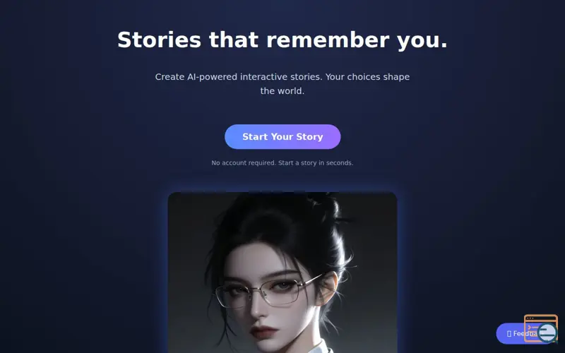 Screenshot of EchoTale - AI Interactive Stories