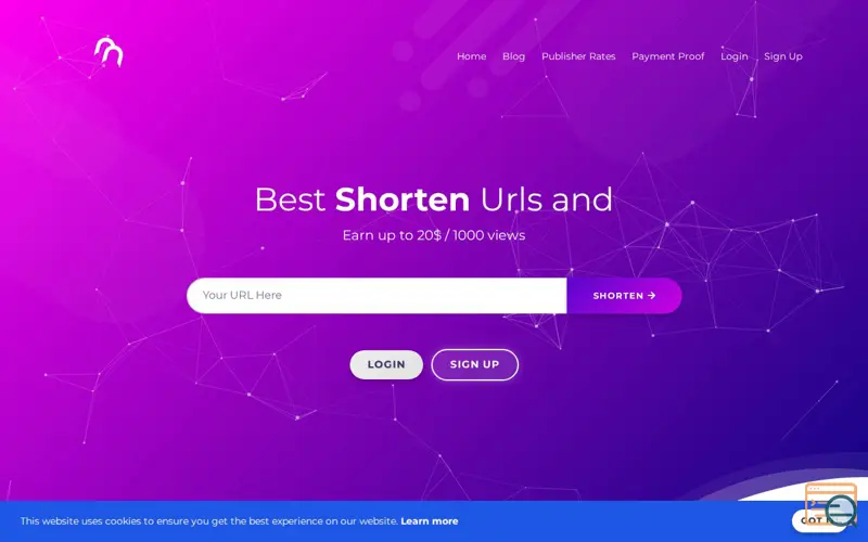 Screenshot of Monelinks