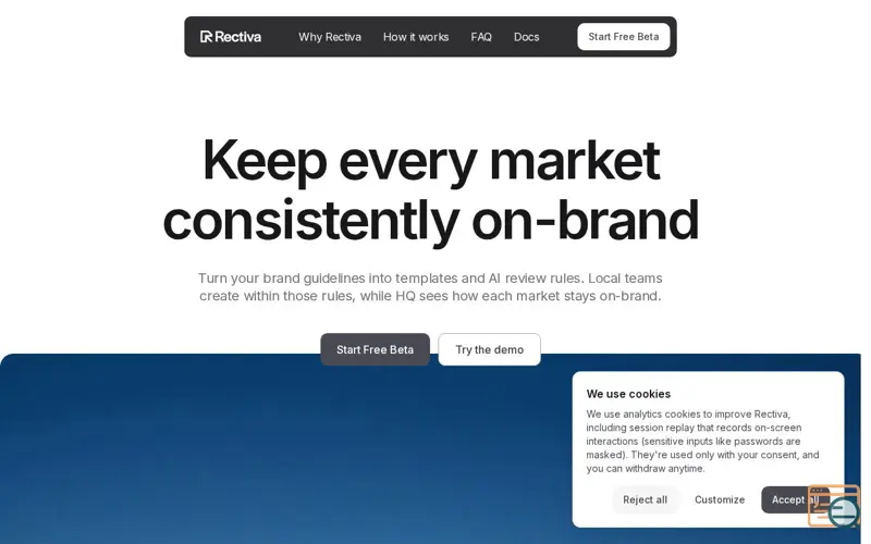 Screenshot of Rectiva