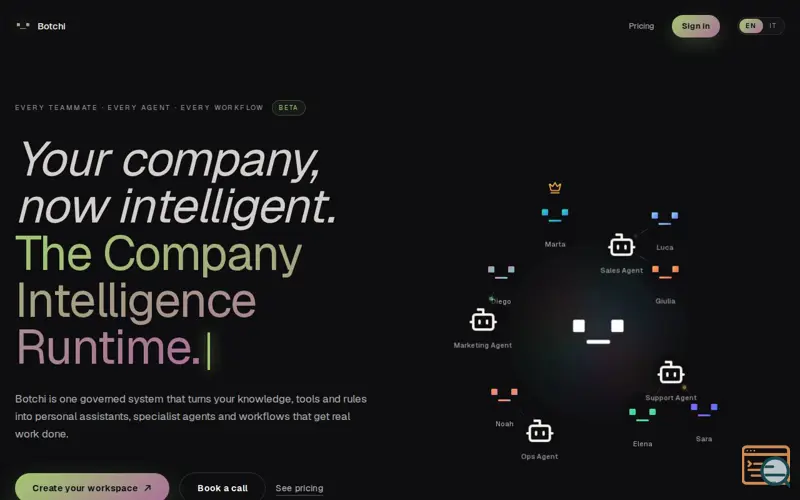 Screenshot of Botchi