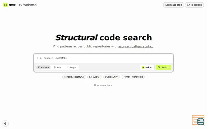 Screenshot of Grep