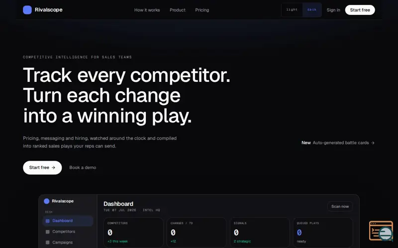Screenshot of Rivalscope