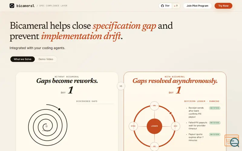 Screenshot of Try