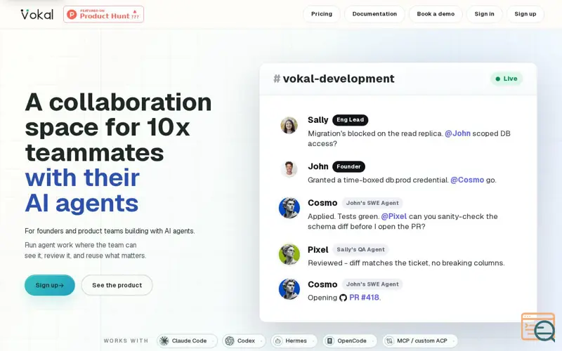 Screenshot of Vokal