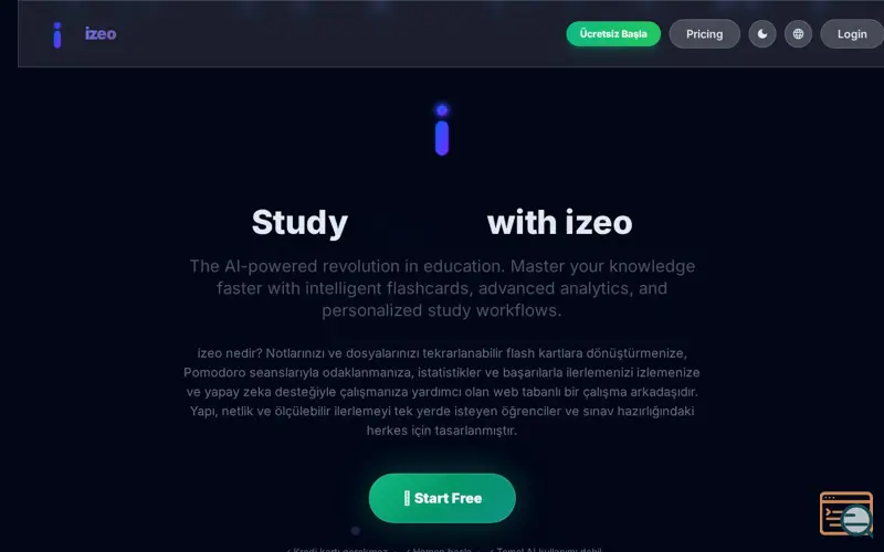 Screenshot of izeo