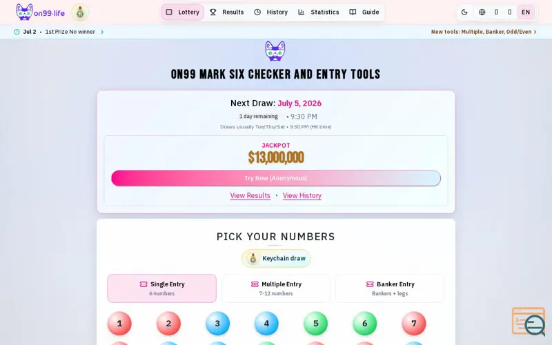 Screenshot of On99