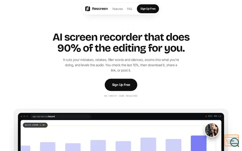 Screenshot of Rescreen