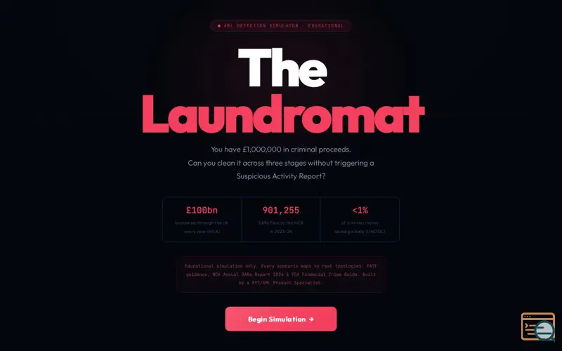 Screenshot of The Laundromat