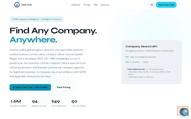 Screenshot of Axix Owl