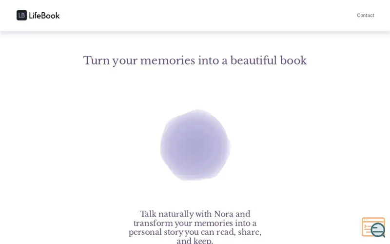 Screenshot of LifeBook