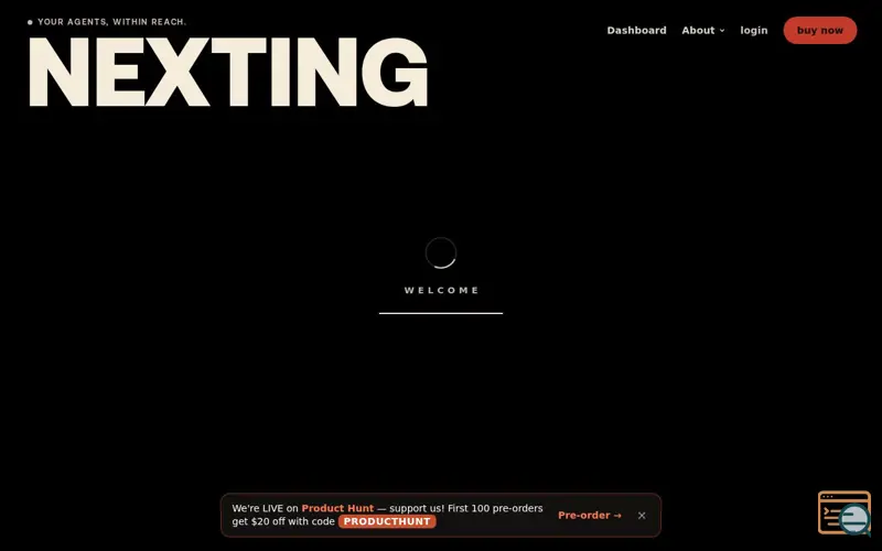 Screenshot of Nexting