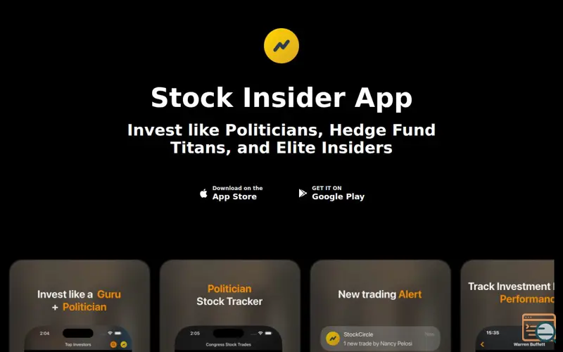 Screenshot of StockInsider App