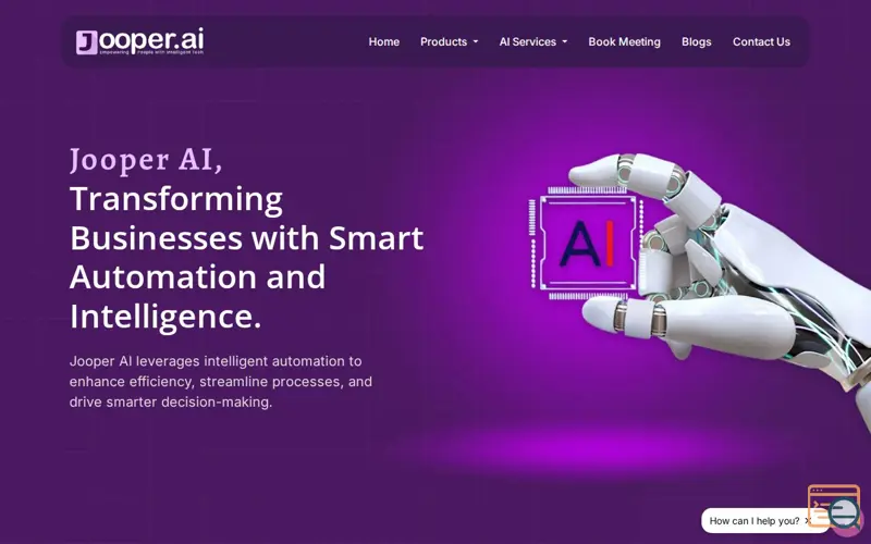 Screenshot of Jooper AI