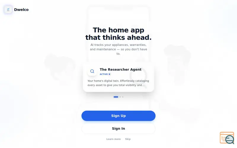 Screenshot of Dwelco AI
