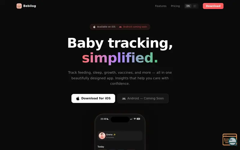 Screenshot of Bebilog