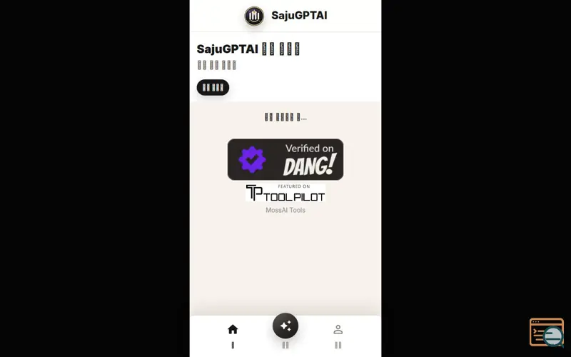 Screenshot of SajuGPTAI
