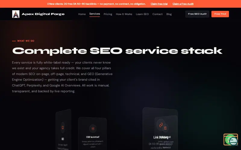 Screenshot of Apex Digital Forge