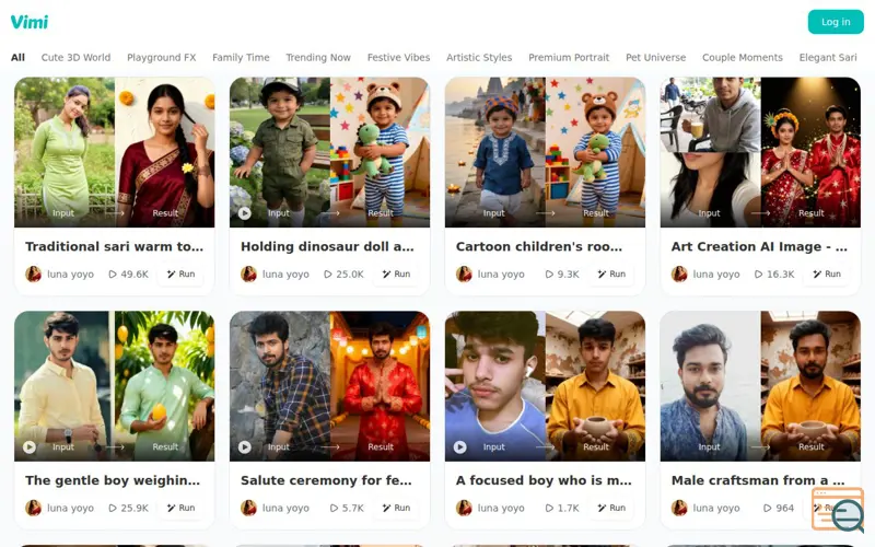 Screenshot of Vimi