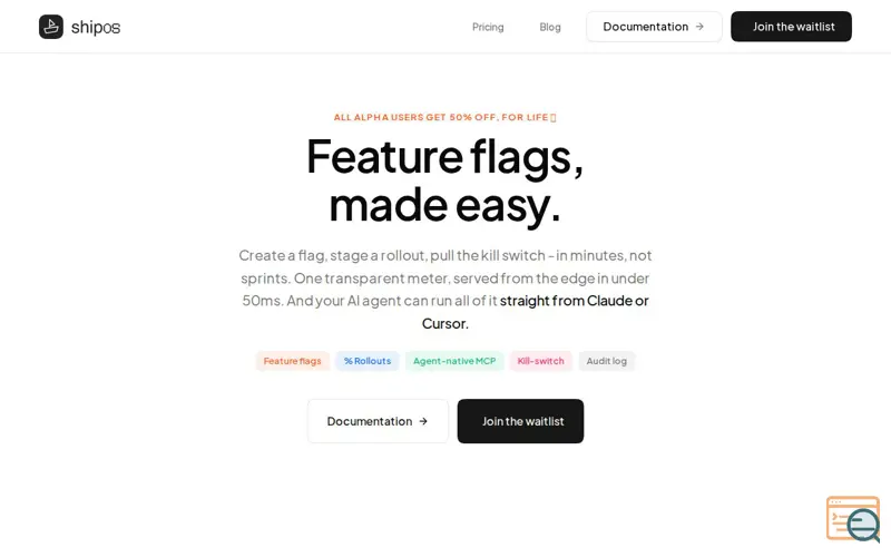 Screenshot of ShipOS