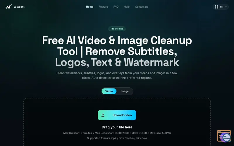 Screenshot of W-Agent