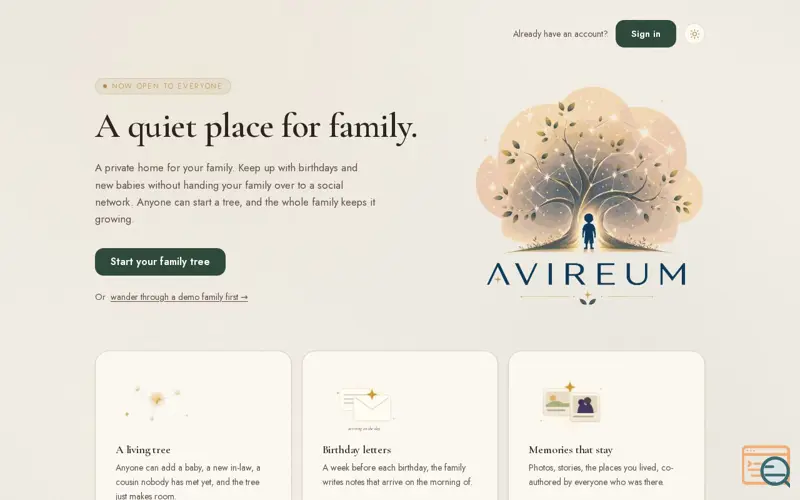 Screenshot of Avireum