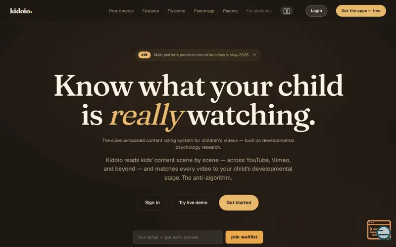 Screenshot of Kidaio