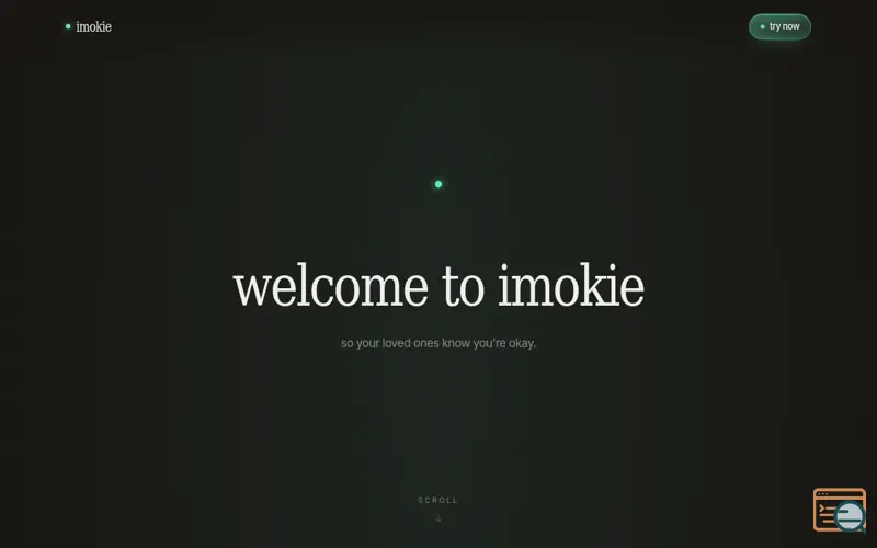 Screenshot of imokie