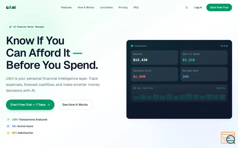 Screenshot of cAnI