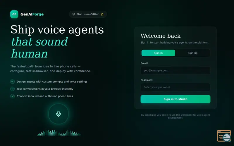 Screenshot of Rapid Voice