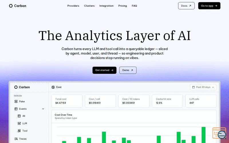 Screenshot of Carbon