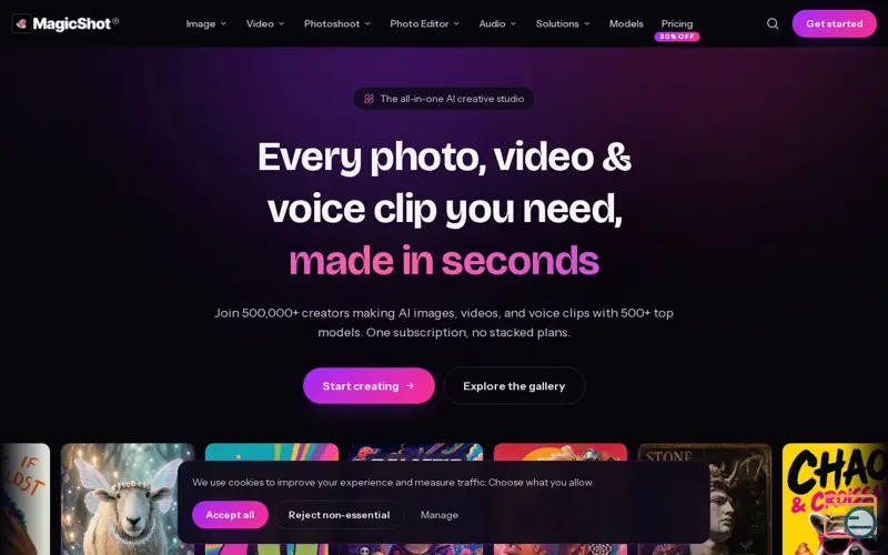 Screenshot of Magicshot