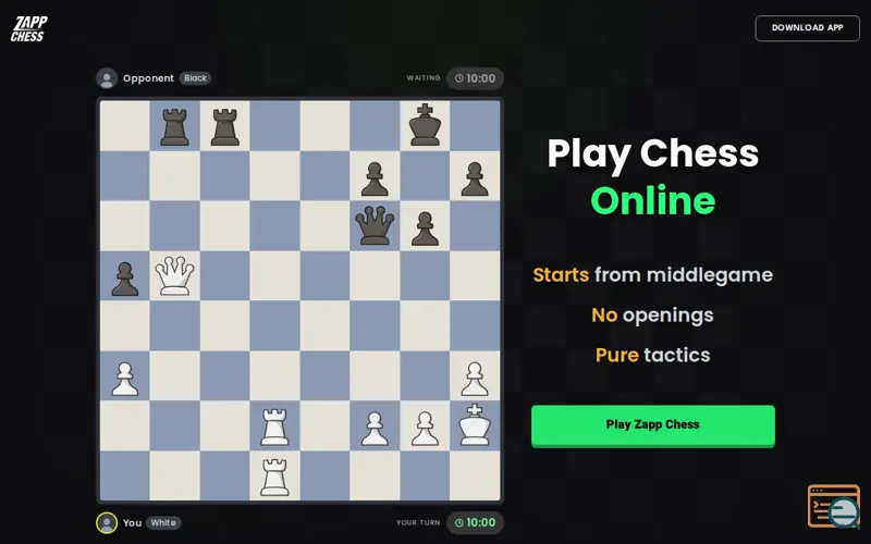 Screenshot of Zapp Chess