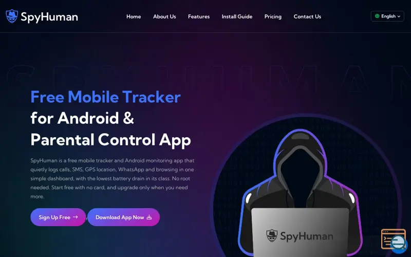 Screenshot of SpyHuman | Parental Control App