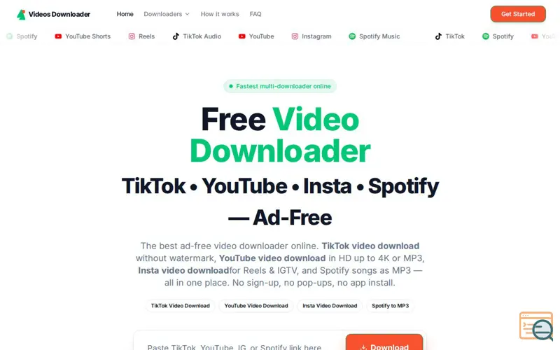 Screenshot of Videos Downloader