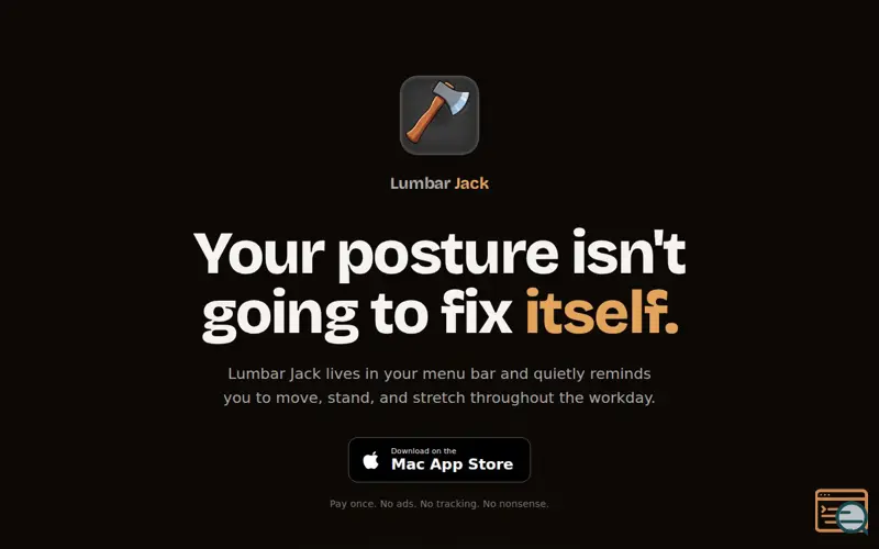 Screenshot of Lumbar Jack
