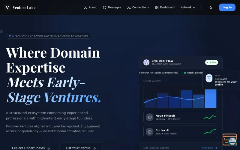 Screenshot of Venture Lake