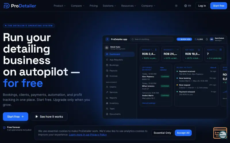 Screenshot of ProDetailer