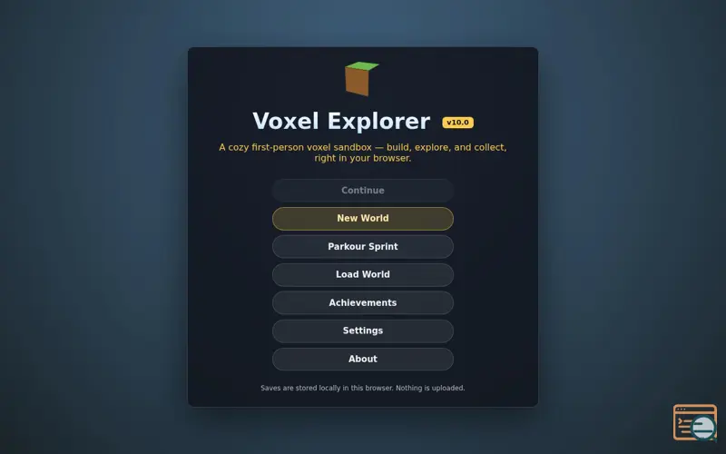Screenshot of Voxel Explorer
