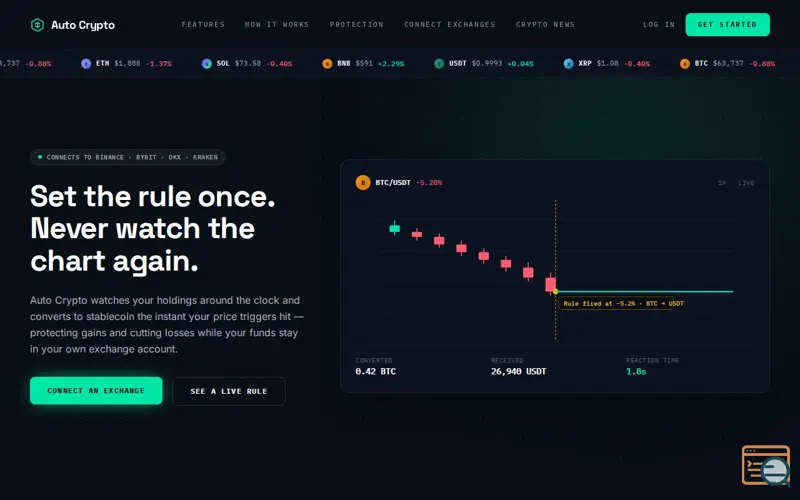Screenshot of Auto-Crypto