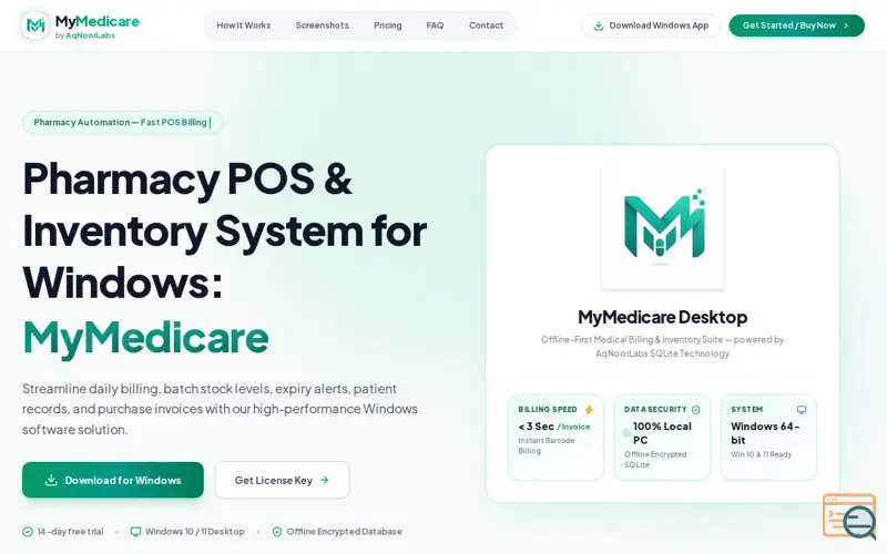 Screenshot of MyMedicare