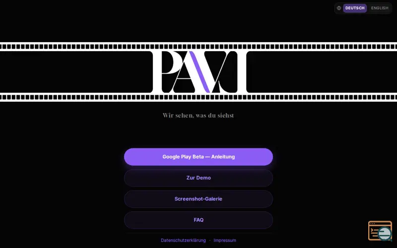 Screenshot of PAVL