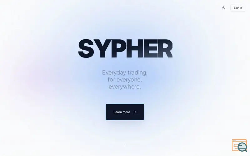 Screenshot of Sypher