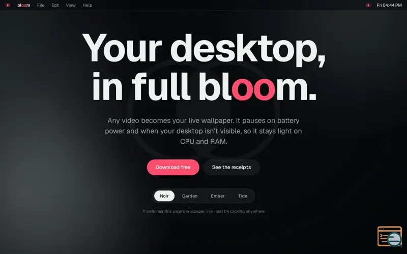 Screenshot of Bloom — live wallpapers, lightweight