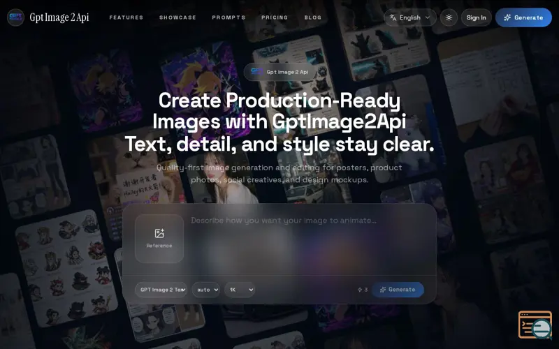 Screenshot of Gpt Image 2 Api